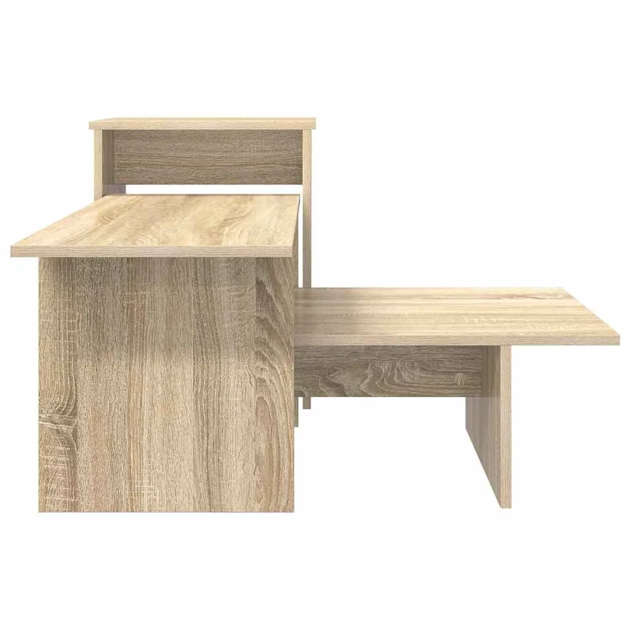 Table console Chêne Sonoma 91,5 x 35 x 38,5 cm - 6