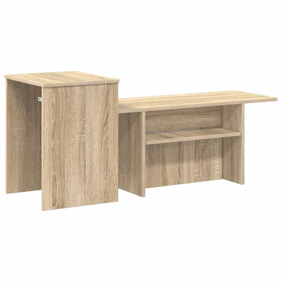 Table console Chêne Sonoma 91,5 x 35 x 38,5 cm - 7
