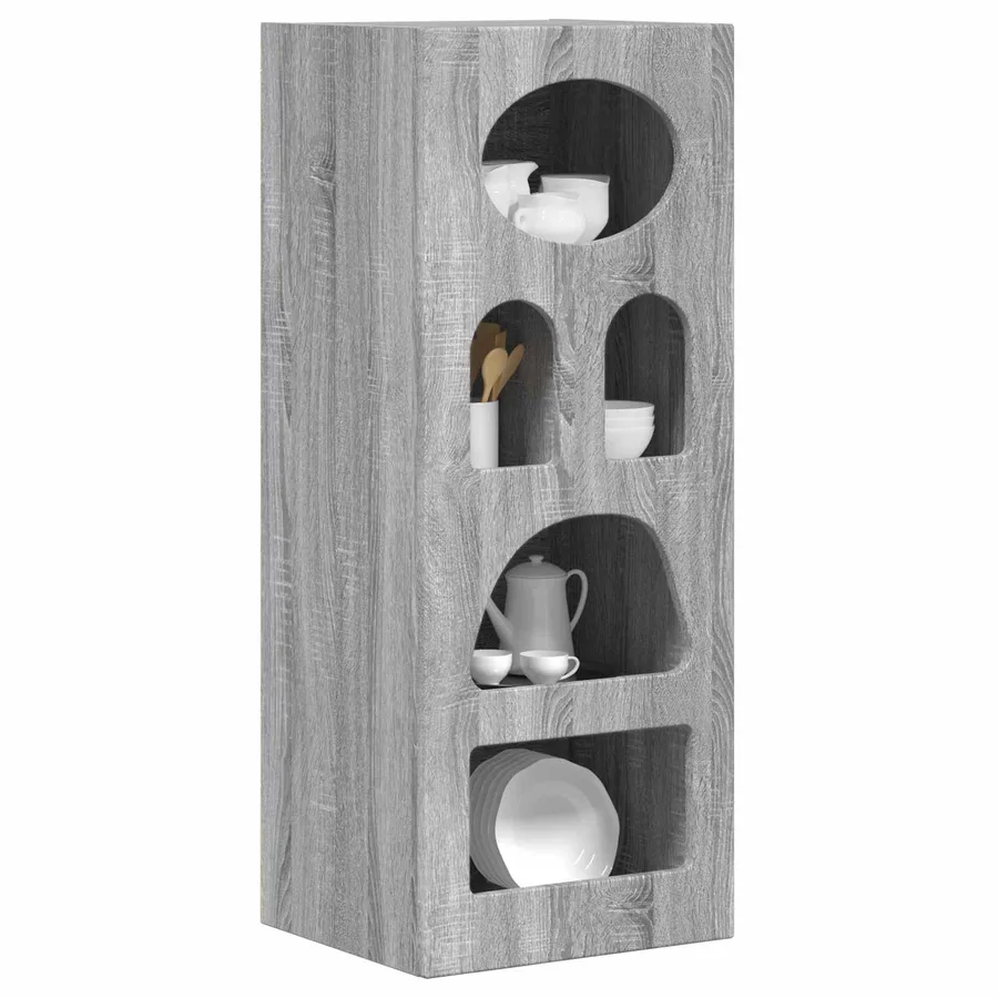Buffet ELST Gris Sonoma 40 x 35 x 100,5 cm Bois d'ingénierie - 3