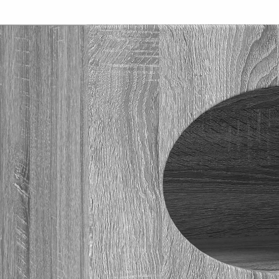 Buffet ELST Gris Sonoma 40 x 35 x 100,5 cm Bois d'ingénierie - 9