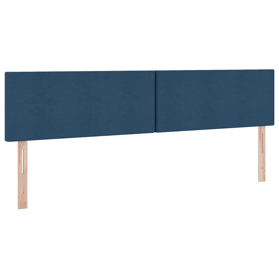 Lit de rangement LED avec matelas Bleu 200 x 200 cm Tissu - 9