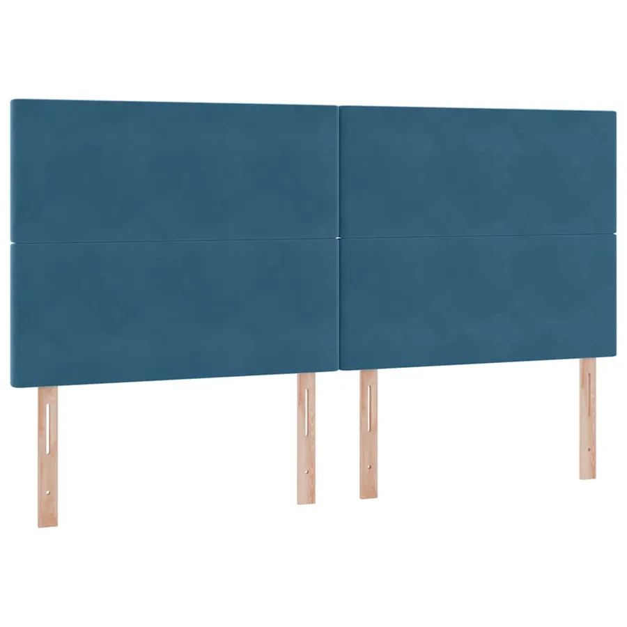 Lit de rangement LED avec matelas Bleu foncé 200 x 200 cm - 10