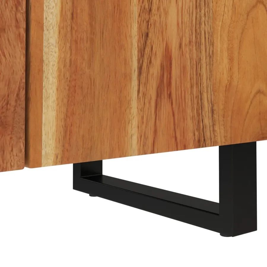 Buffet 60x33x75 cm Bois massif d'acacia - 6