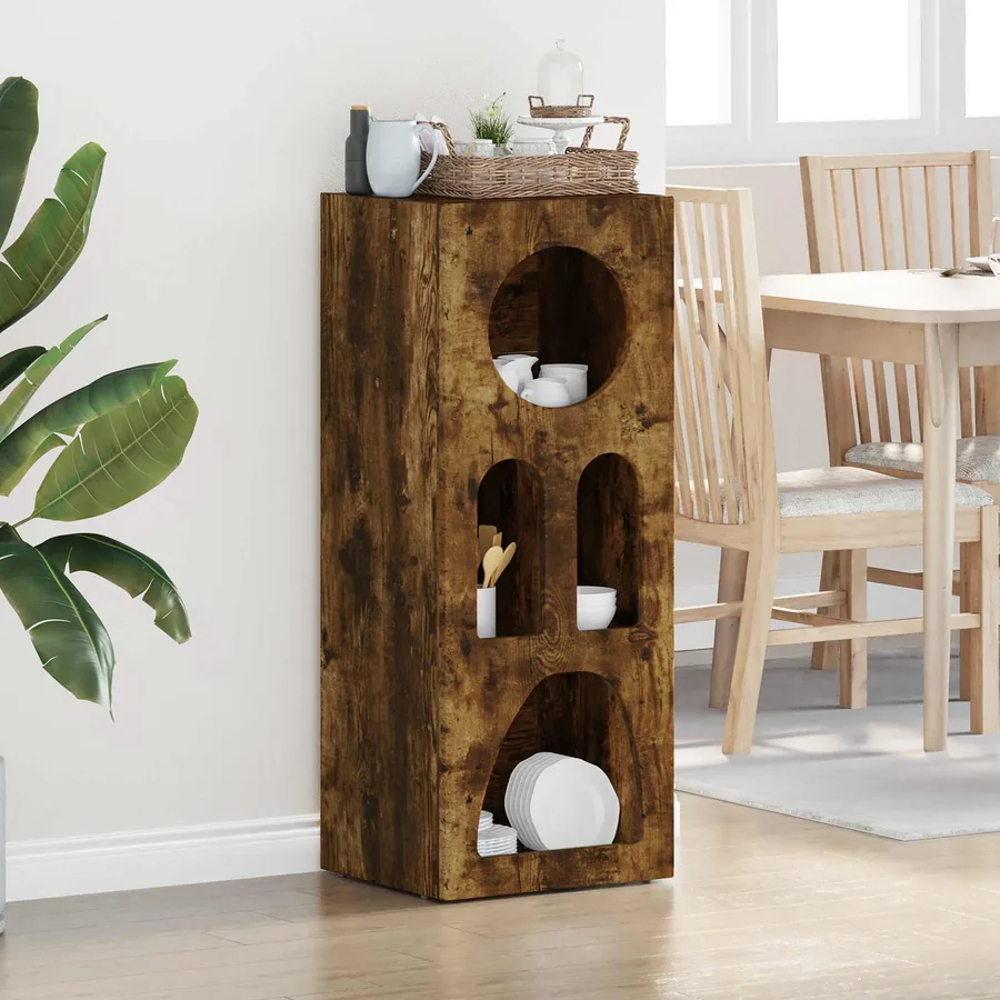 Buffet ELST Chêne fumé 40 x 35 x 100.5 cm Bois d'ingénierie