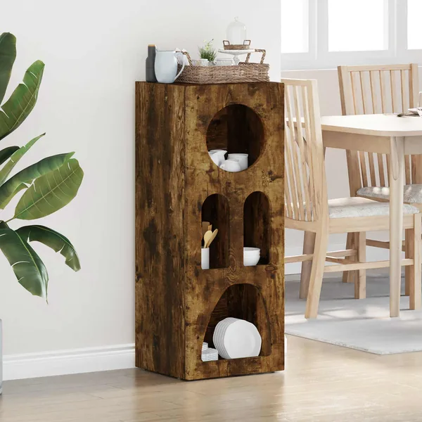 Buffet ELST Chêne fumé 40 x 35 x 100.5 cm Bois d'ingénierie