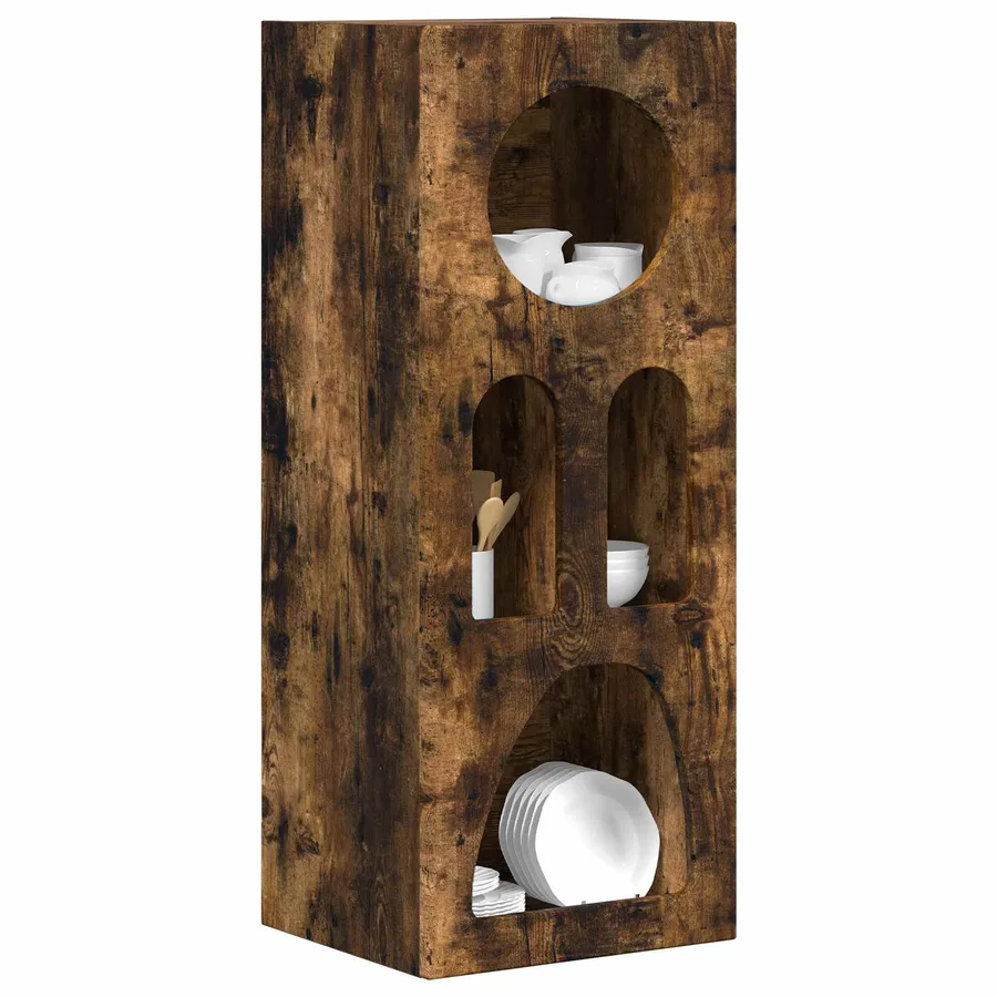 Buffet ELST Chêne fumé 40 x 35 x 100.5 cm Bois d'ingénierie - 3