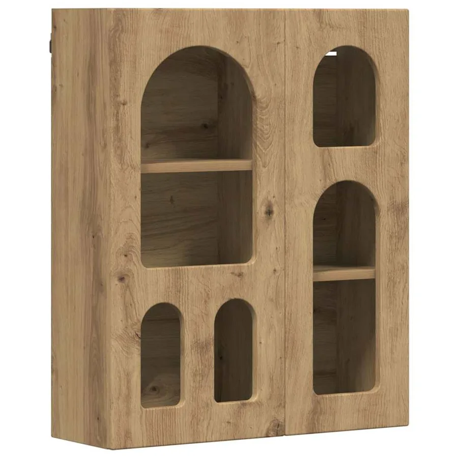 Armoire suspendue ELST Chêne artisanal 59 x 20 x 71,5 cm - 2