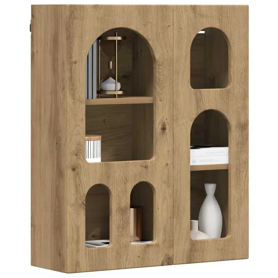 Armoire suspendue ELST Chêne artisanal 59 x 20 x 71,5 cm - 3