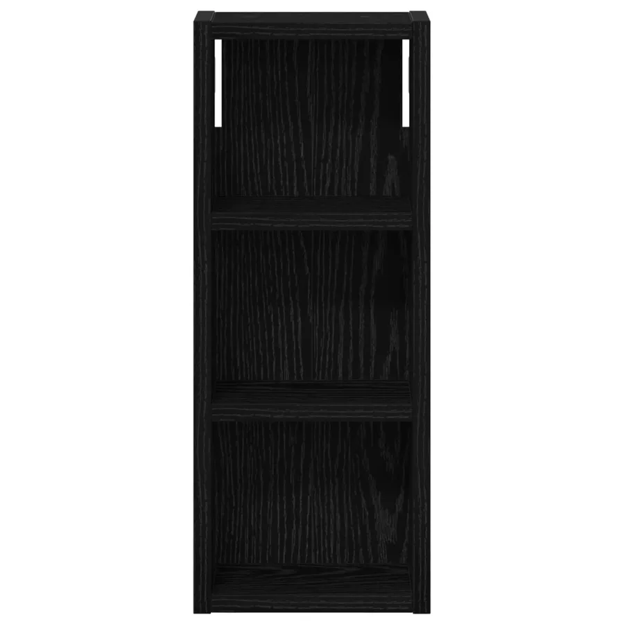 Armoire murale de salle de bain Chêne Noir 20 x 10 x 50 cm - 6