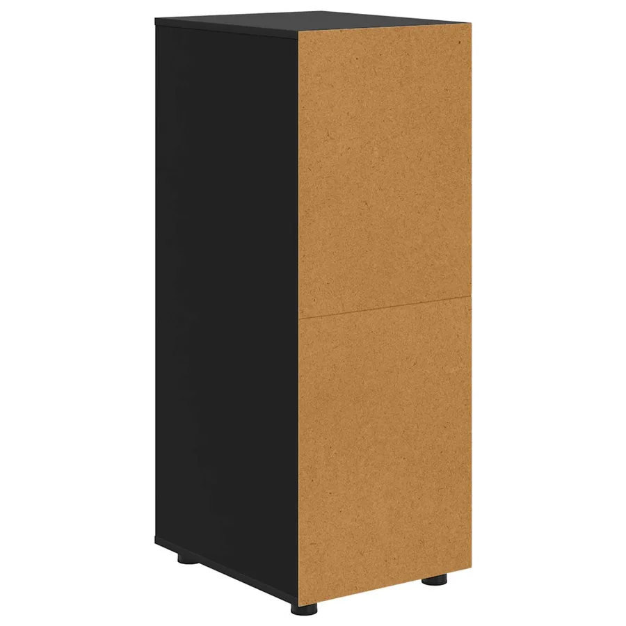 Armoire de rangement Noir 40 x 48 x 105 cm Bois d'ingénierie - 8