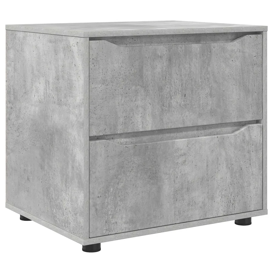 Armoire de rangement Gris béton 60 x 48 x 57 cm - 2