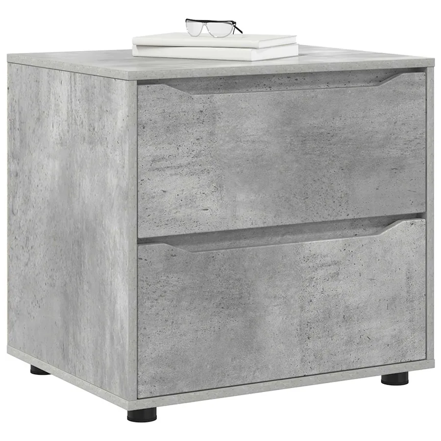 Armoire de rangement Gris béton 60 x 48 x 57 cm - 3