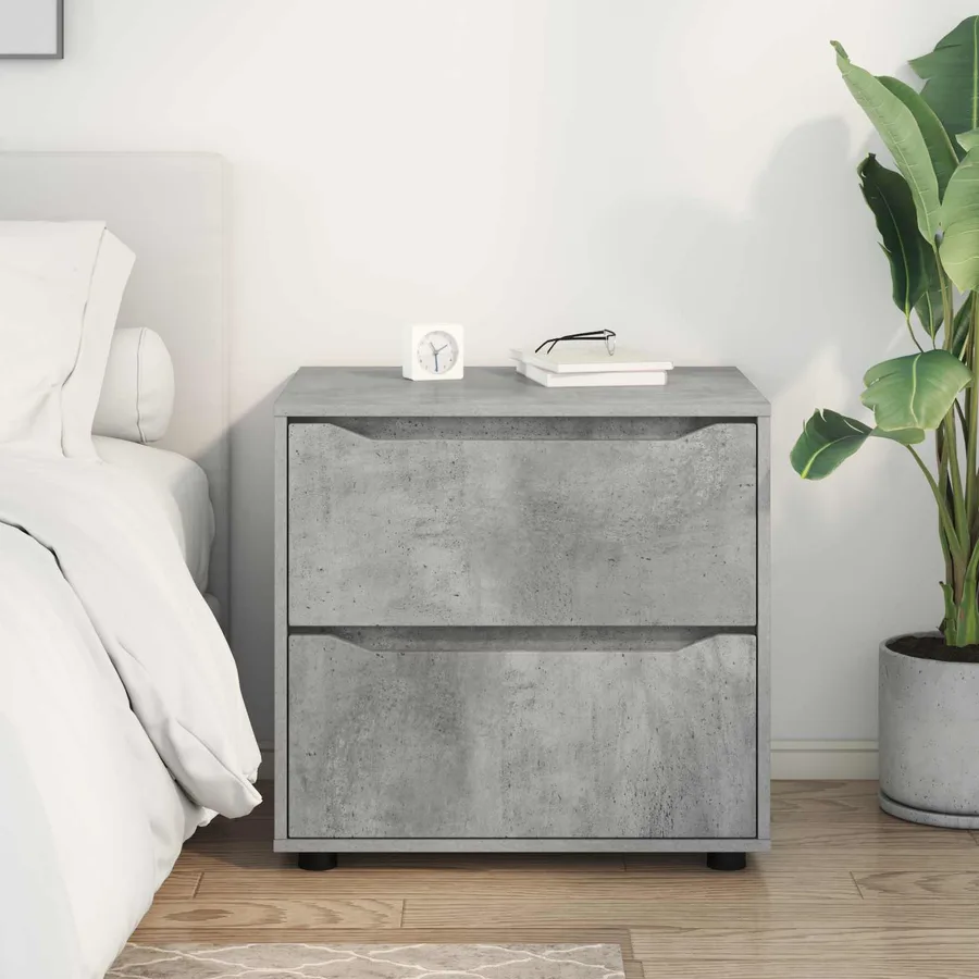 Armoire de rangement Gris béton 60 x 48 x 57 cm - 4
