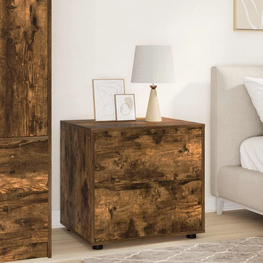 Armoire de rangement Chêne fumé 60 x 48 x 57 cm