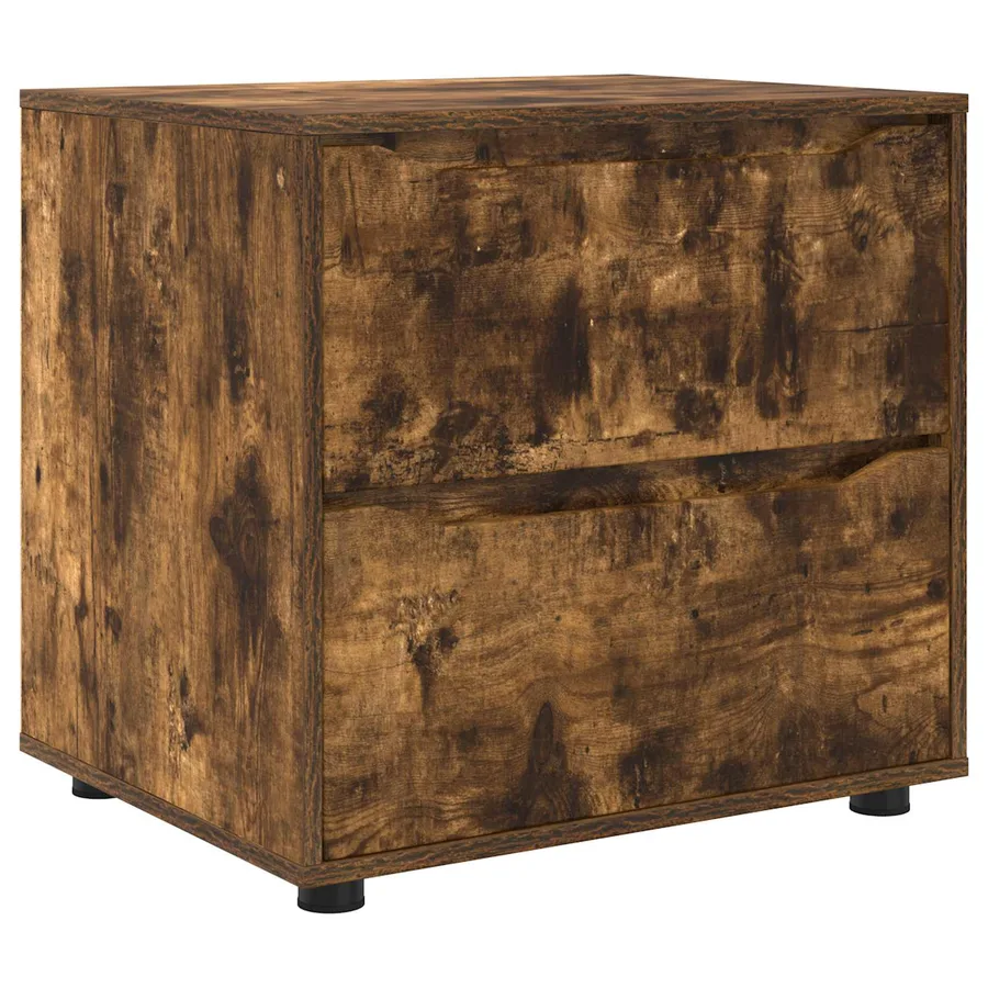 Armoire de rangement Chêne fumé 60 x 48 x 57 cm - 2