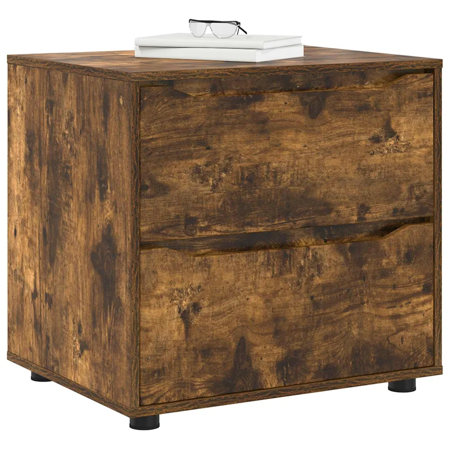 Armoire de rangement Chêne fumé 60 x 48 x 57 cm - 3
