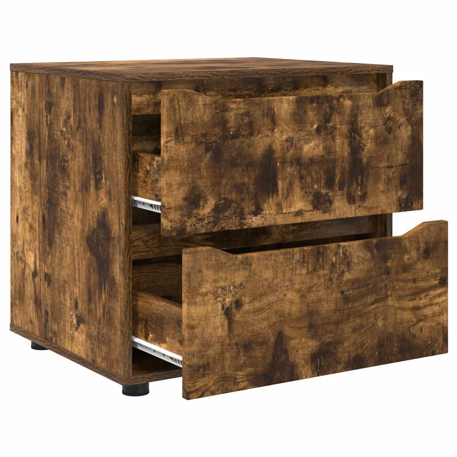 Armoire de rangement Chêne fumé 60 x 48 x 57 cm - 5