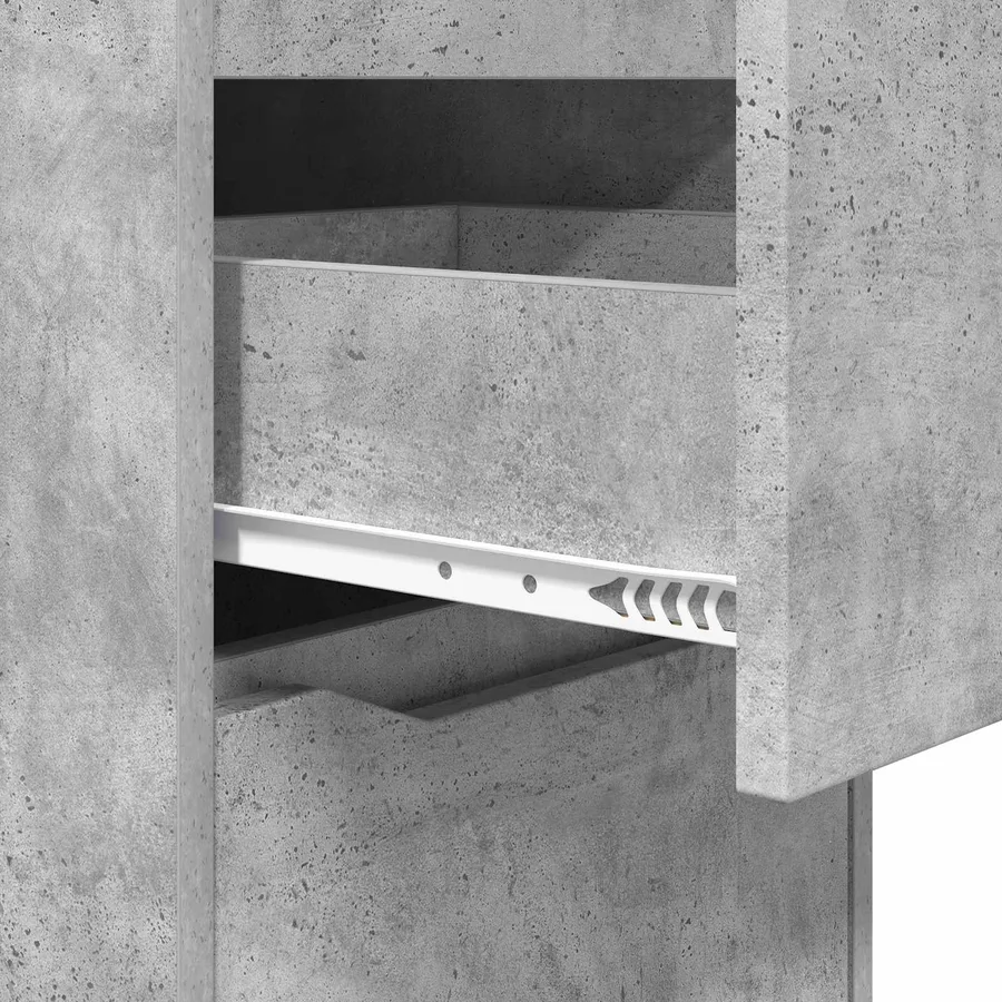 Armoire de rangement Gris béton 40 x 48 x 105 cm - 11