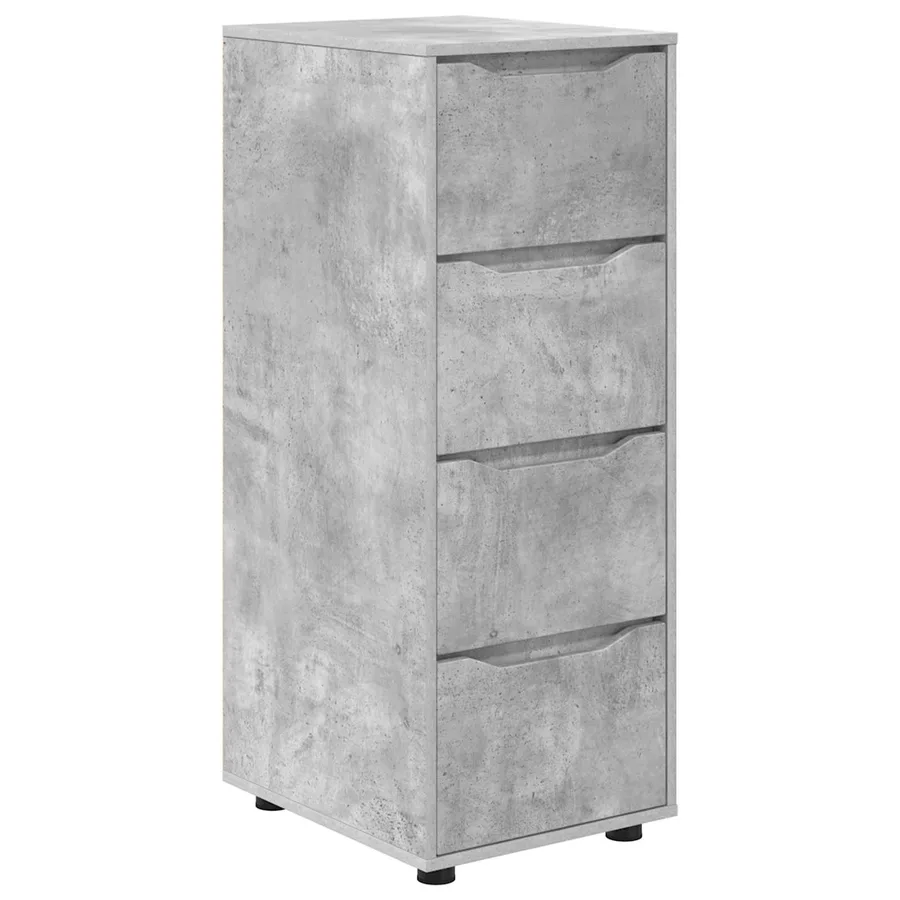 Armoire de rangement Gris béton 40 x 48 x 105 cm - 2