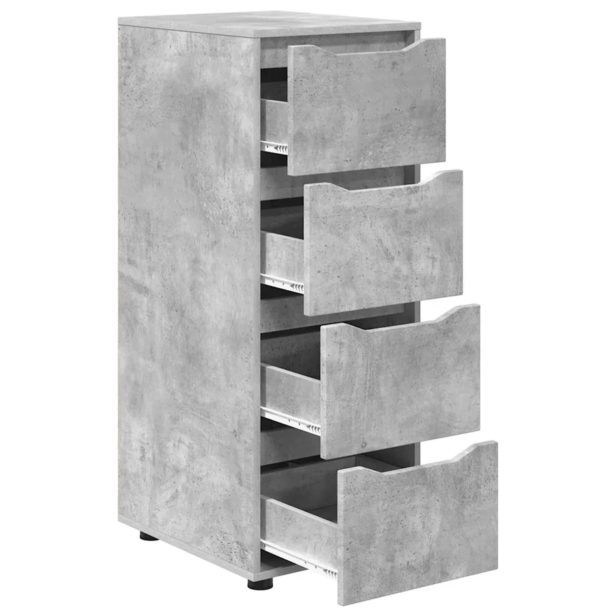 Armoire de rangement Gris béton 40 x 48 x 105 cm - 7