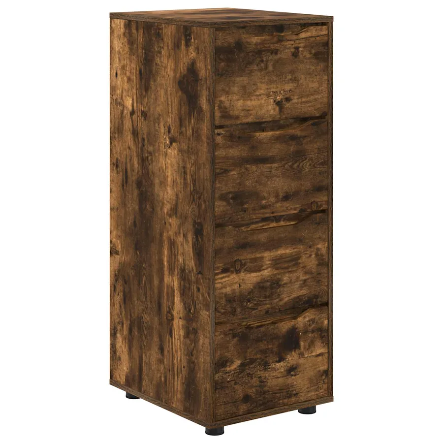 Armoire de rangement Chêne fumé 40 x 48 x 105 cm - 2