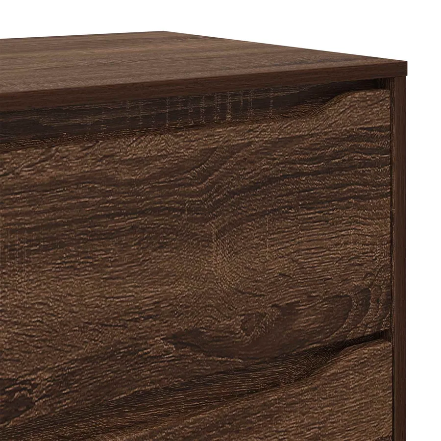 Armoire de rangement Chêne brun 60 x 48 x 81 cm - 12