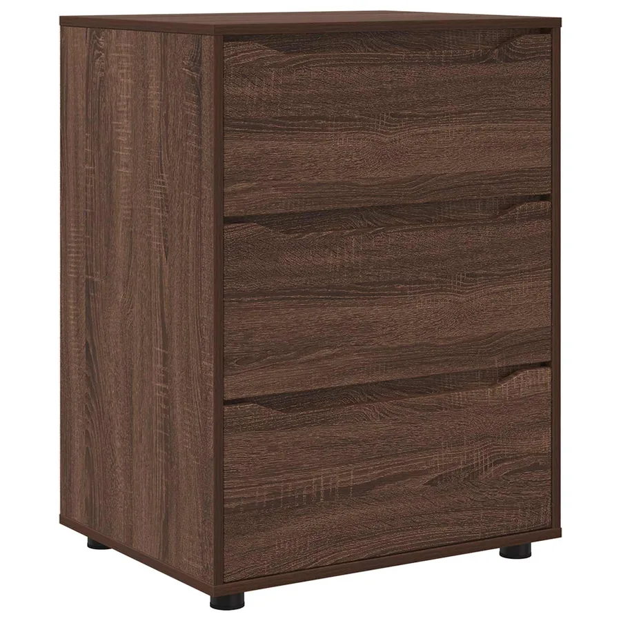 Armoire de rangement Chêne brun 60 x 48 x 81 cm - 2