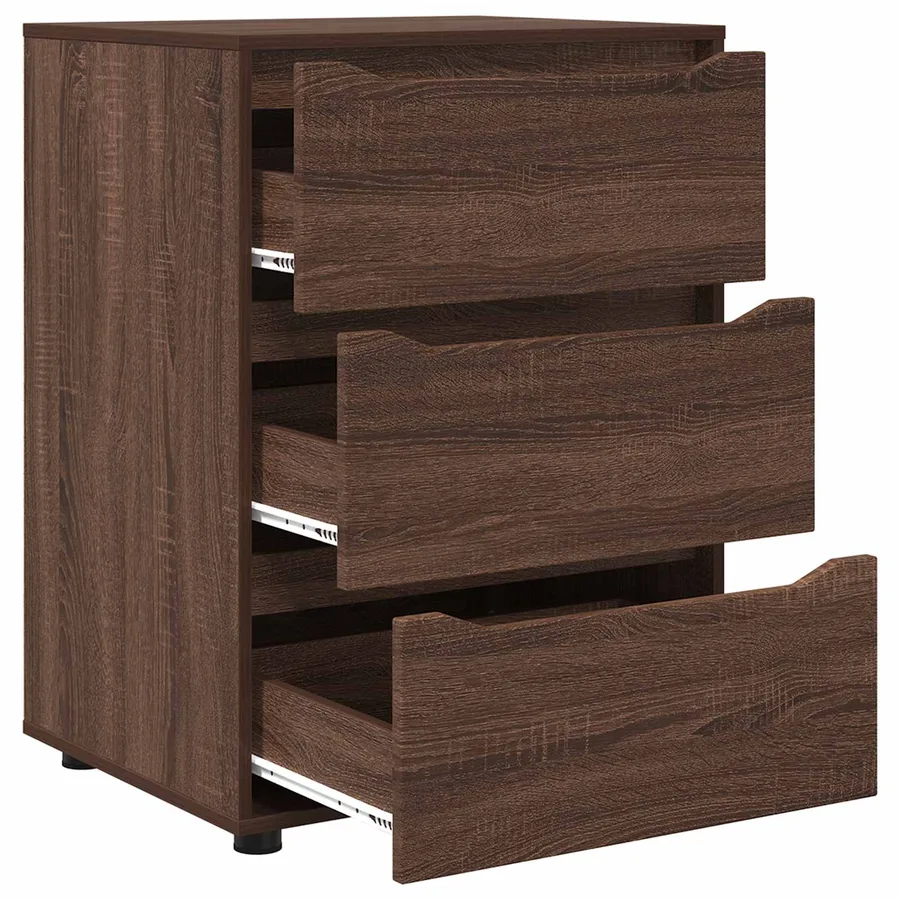 Armoire de rangement Chêne brun 60 x 48 x 81 cm - 7
