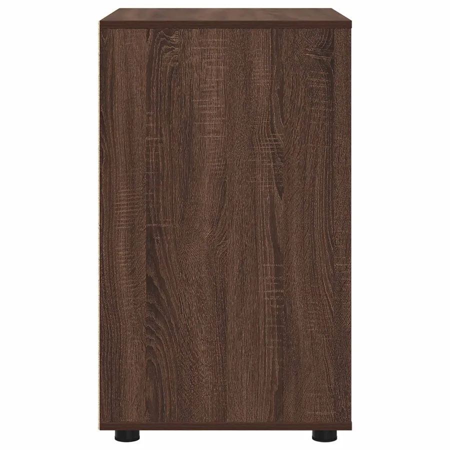 Armoire de rangement Chêne brun 60 x 48 x 81 cm - 9