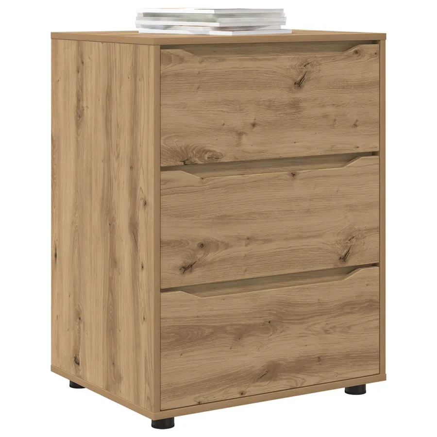 Armoire de rangement 60 x 48 x 81 cm Bois d'ingénierie - 3
