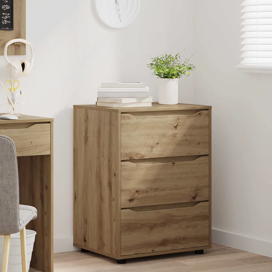 Armoire de rangement 60 x 48 x 81 cm Bois d'ingénierie - 5