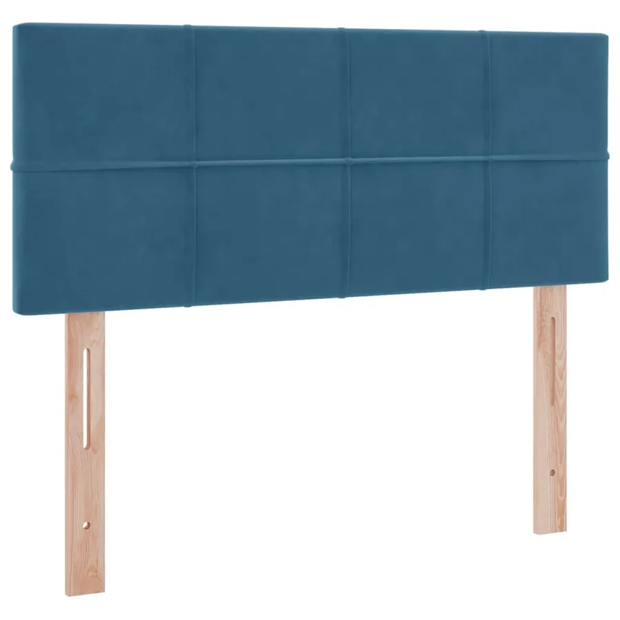 Lit de rangement LED avec matelas Bleu foncé 120 x 200 cm - 10