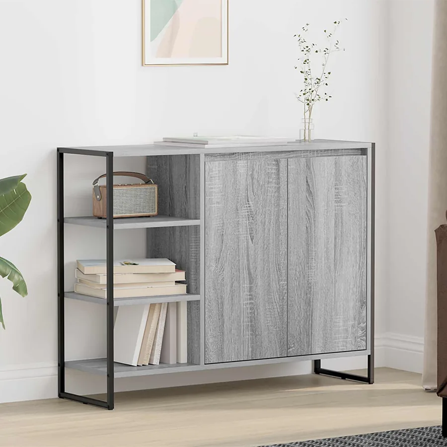 Meuble d'appoint Gris Sonoma 96,5 x 30 x 75 cm