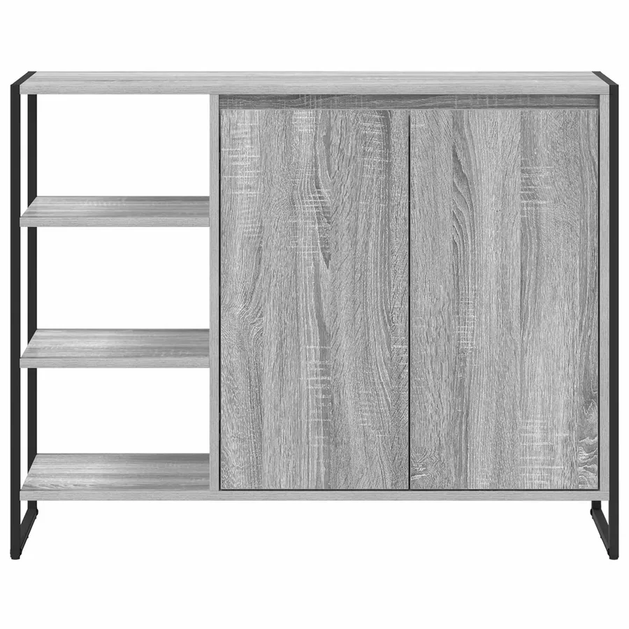 Meuble d'appoint Gris Sonoma 96,5 x 30 x 75 cm - 6