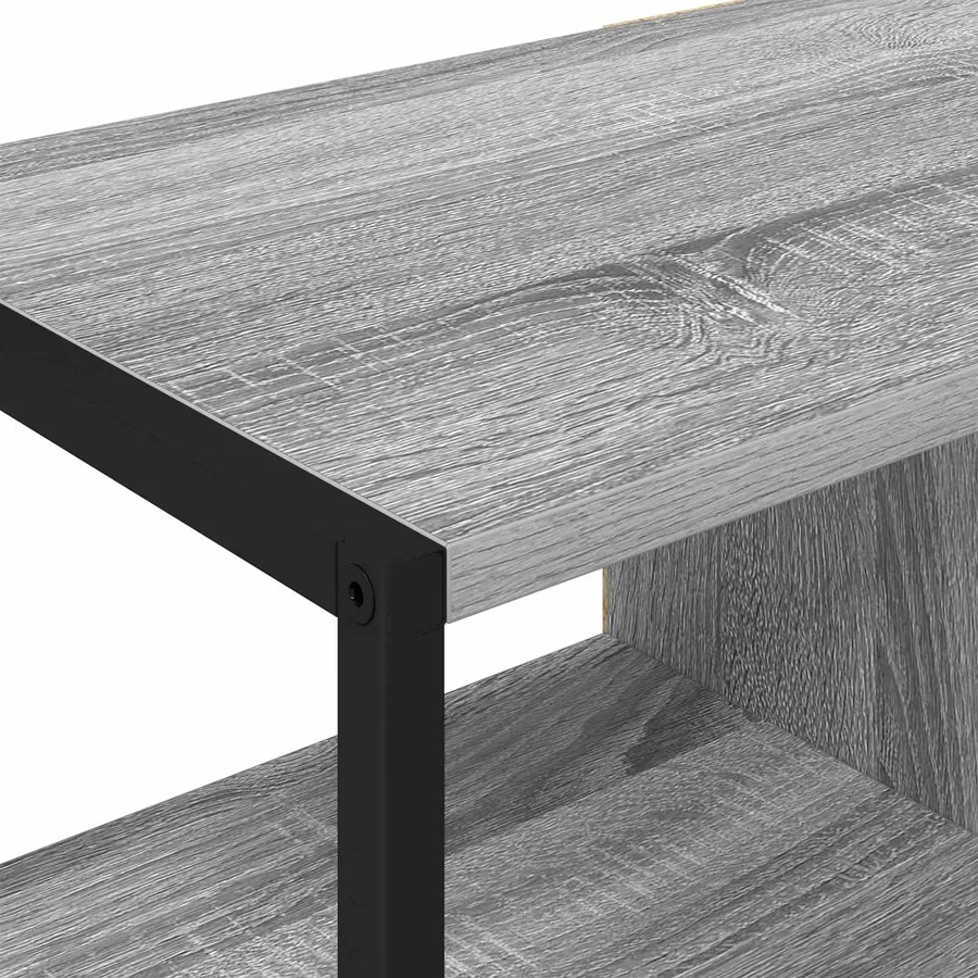 Meuble d'appoint Gris Sonoma 96,5 x 30 x 75 cm - 9