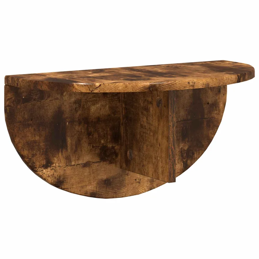 Étagère Murale Chêne fumé 48 x 24 x 24 cm Bois d'ingénierie - 2