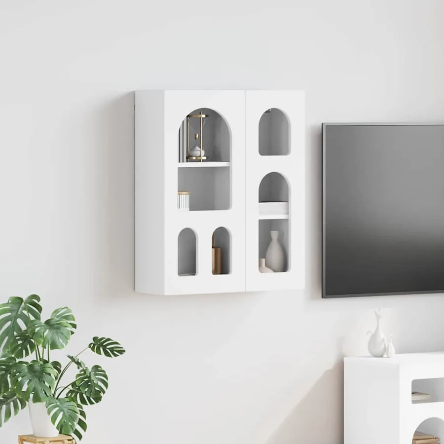 Armoire suspendue avec étagère ELST Blanc 59 x 20 x 71,5 cm