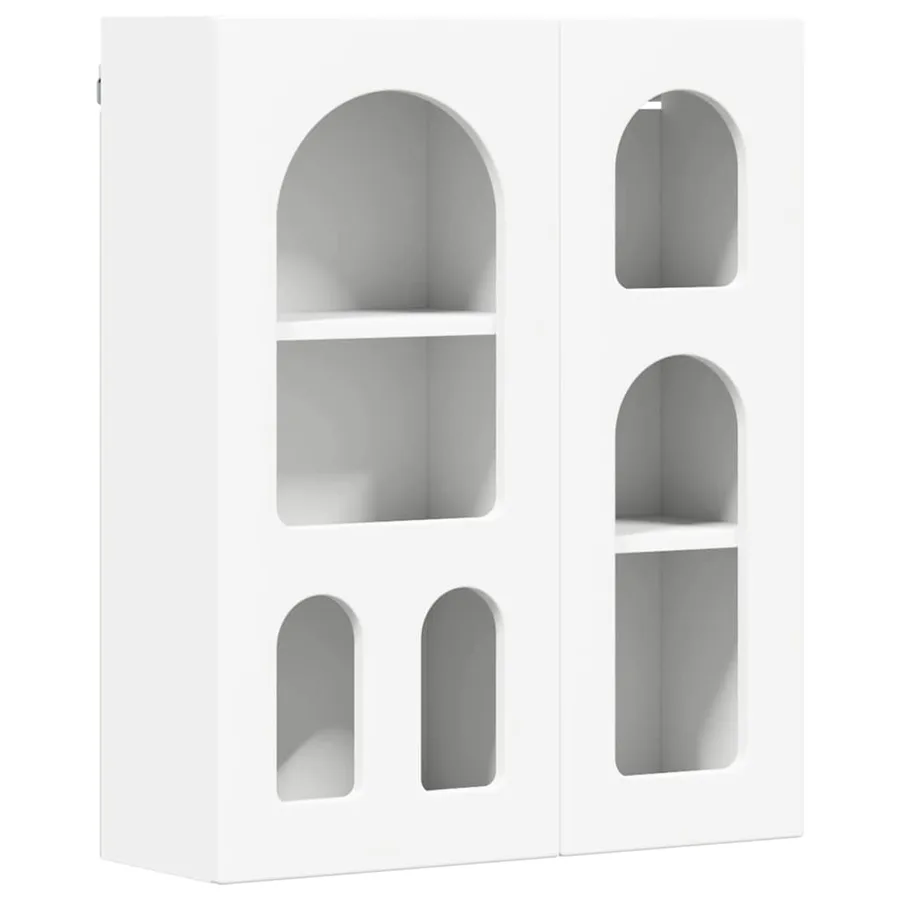 Armoire suspendue avec étagère ELST Blanc 59 x 20 x 71,5 cm - 2