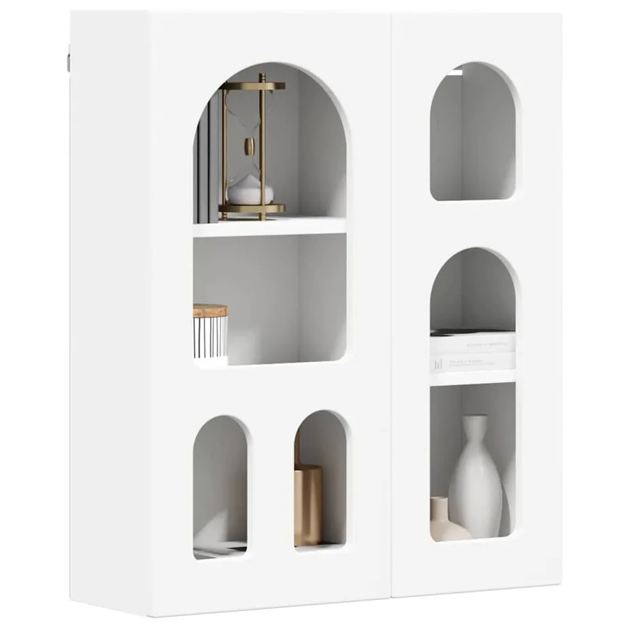 Armoire suspendue avec étagère ELST Blanc 59 x 20 x 71,5 cm - 3