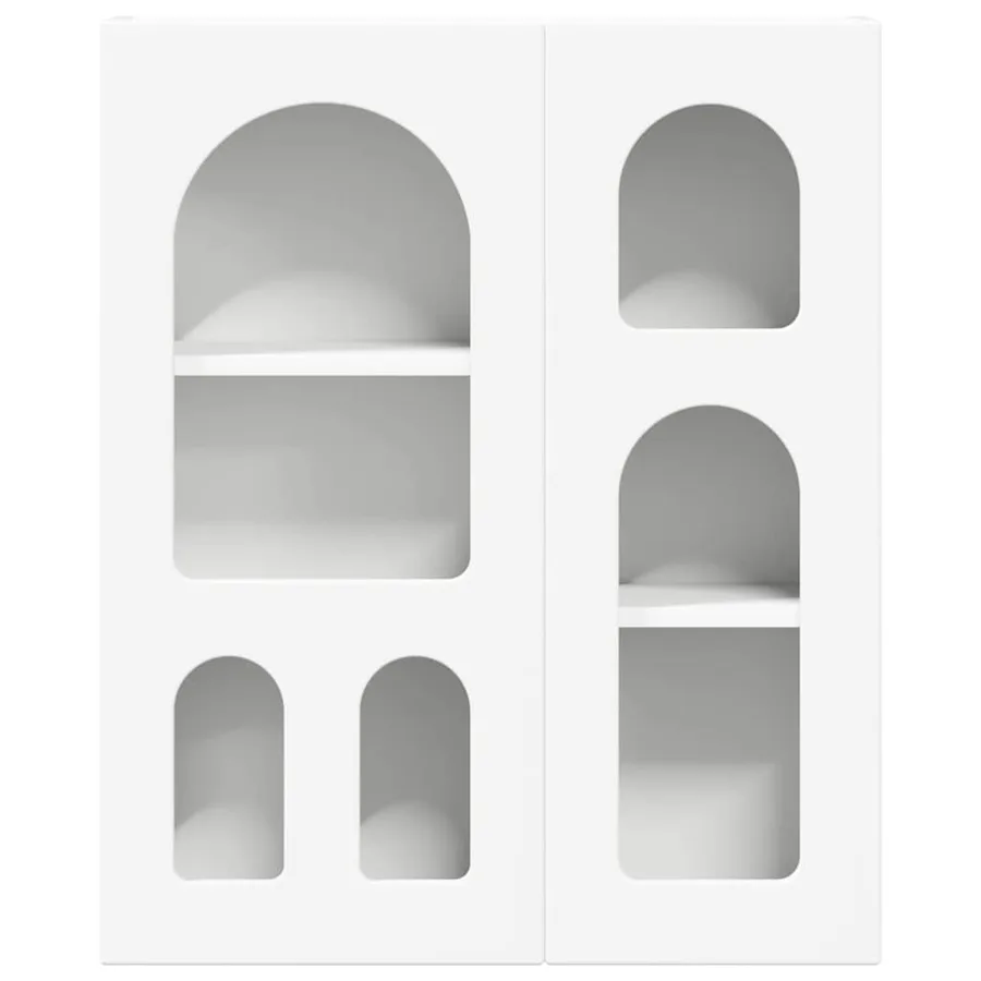 Armoire suspendue avec étagère ELST Blanc 59 x 20 x 71,5 cm - 5