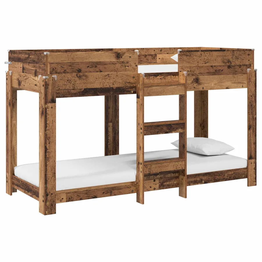 Lit Superposé pour Enfants Bois ancien 75 x 190 cm - 2