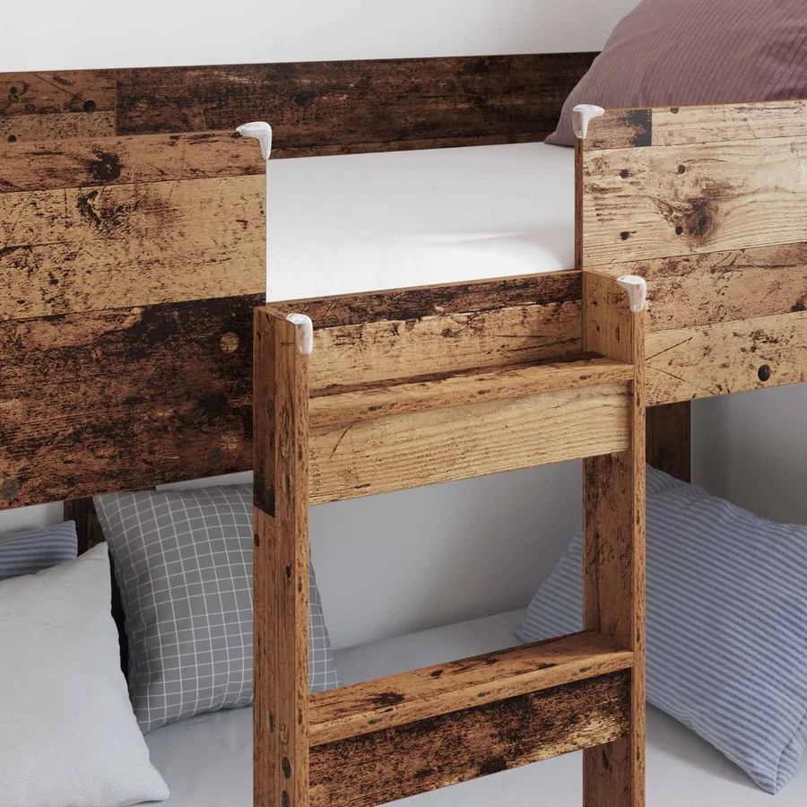 Lit Superposé pour Enfants Bois ancien 75 x 190 cm - 3