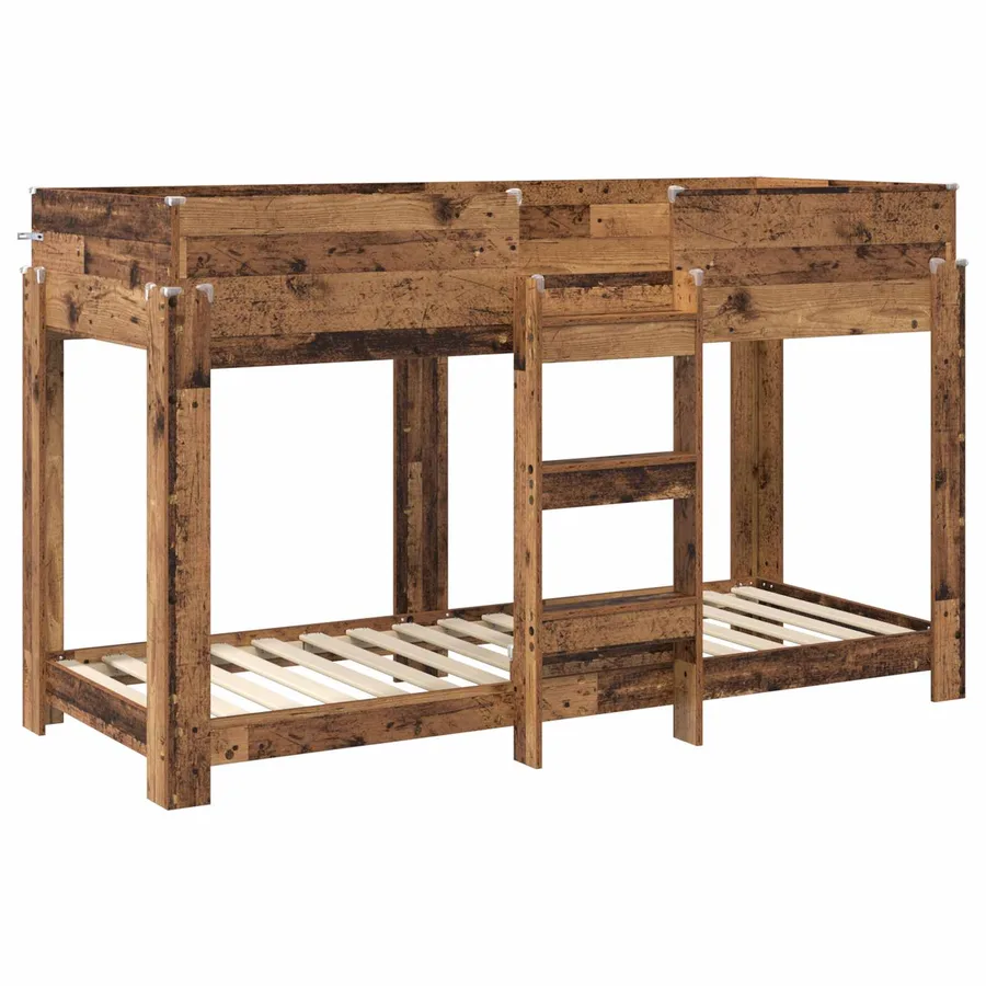 Lit Superposé pour Enfants Bois ancien 75 x 190 cm - 4