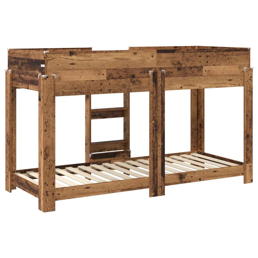 Lit Superposé pour Enfants Bois ancien 75 x 190 cm - 7