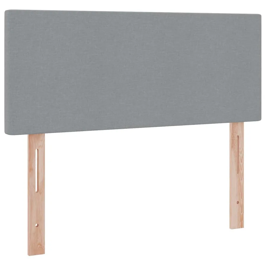 Lit avec rangement et matelas Gris clair 120 x 200 cm - 9