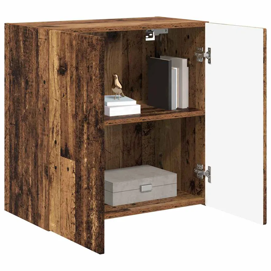 Meuble TV mural Bois Ancien 59,5 x 31 x 60 cm Bois d'ingénierie - 3