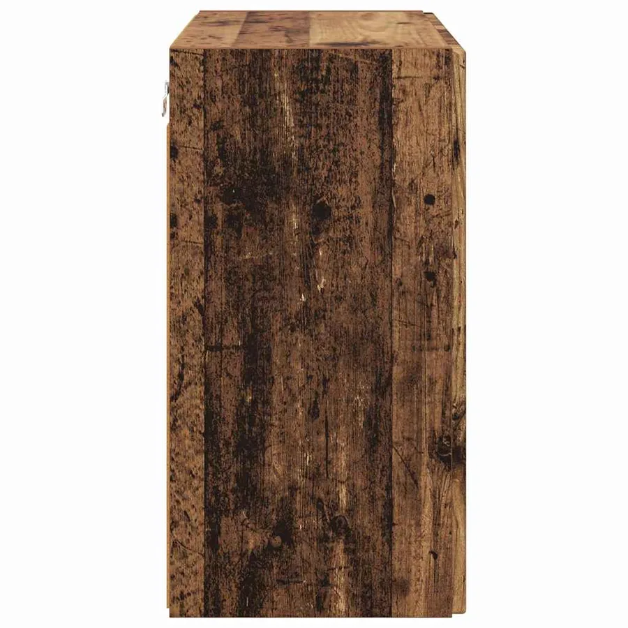 Meuble TV mural Bois Ancien 59,5 x 31 x 60 cm Bois d'ingénierie - 7