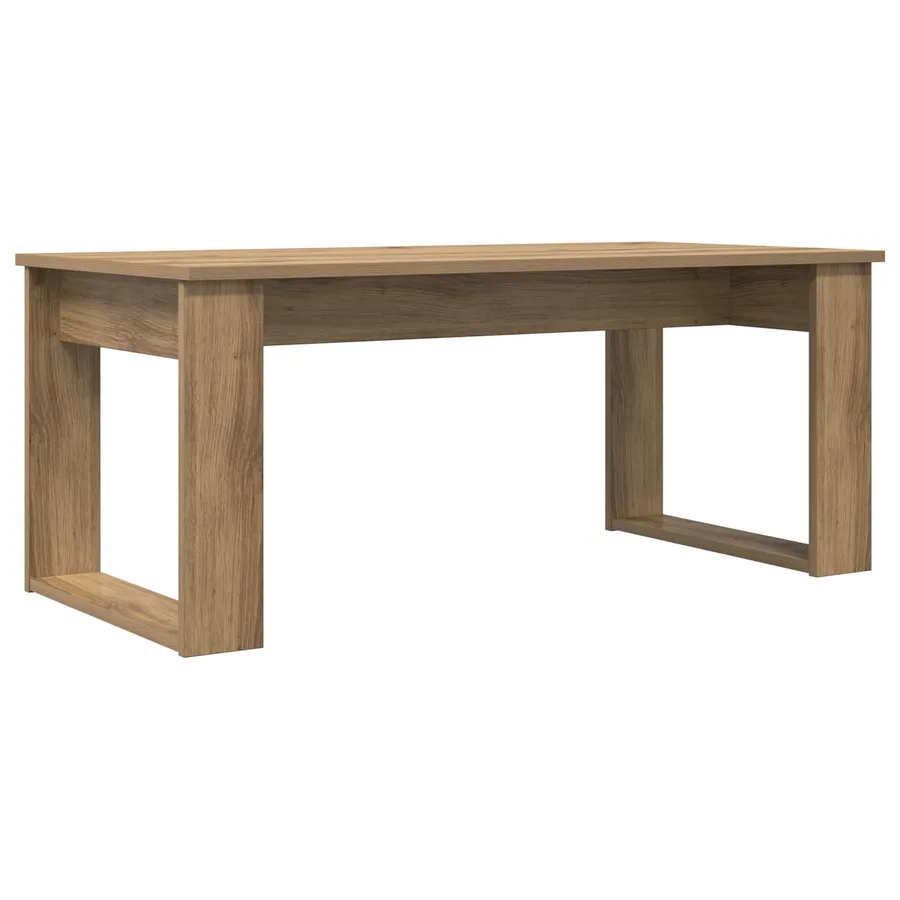 Ensemble de tables basses 2 pcs Chêne artisanal - 6