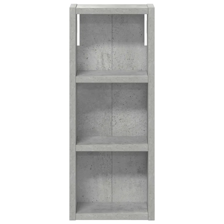 Armoire murale de salle de bain Gris Béton 20 x 10 x 50 cm - 6