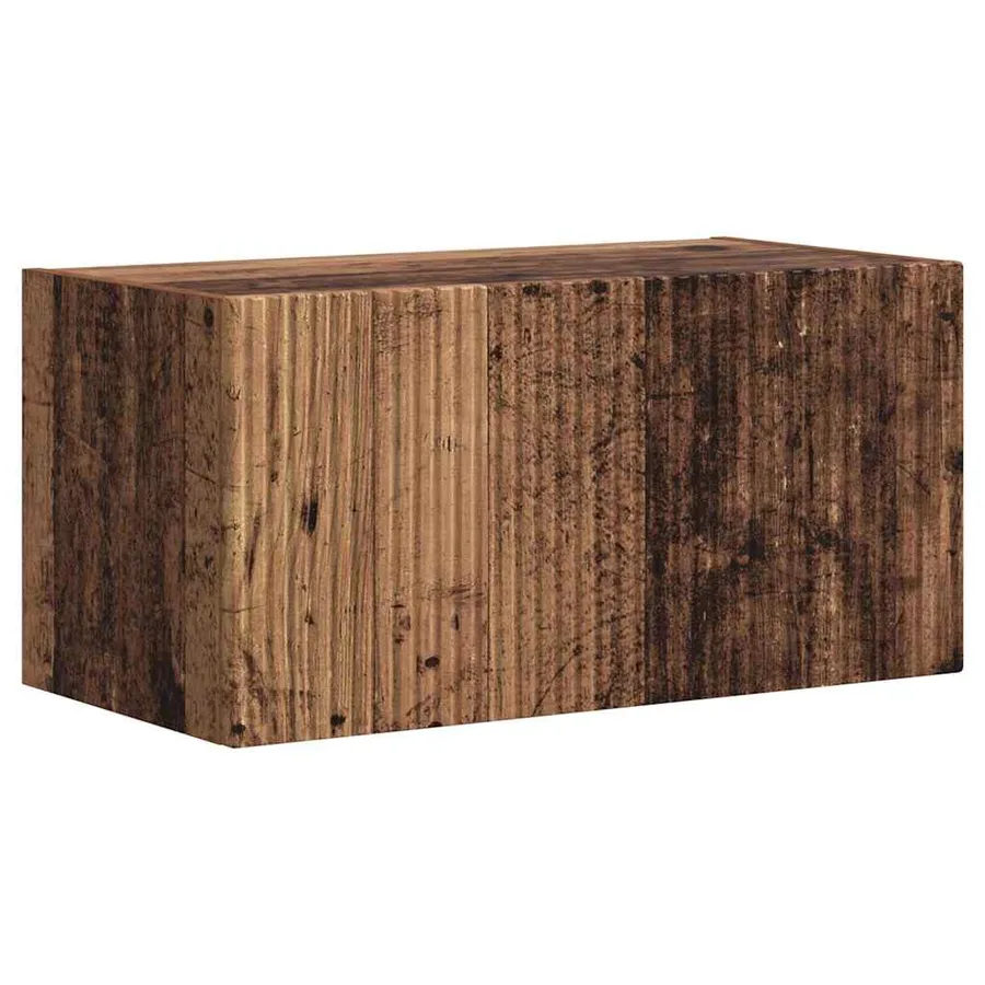 Meuble TV mural 2 pcs Bois Ancien 60 x 31 x 29,5 cm - 5
